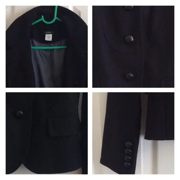 Vintage J Crew Herringbone Blazer - Picture 3 of 3